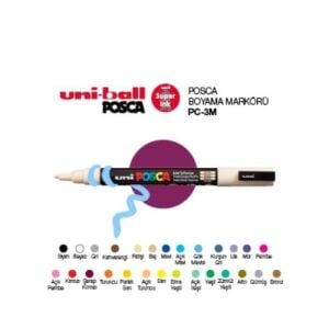 Uni Posca 0.9-1.3 Su Bazlı Poster Markörü Kırmızı