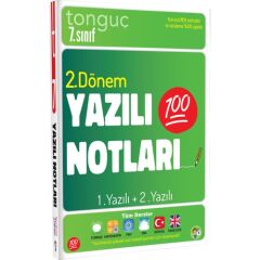 Tonguç 7. Sınıf Yazılı Notları 2. Dönem 1.+2. Yazı