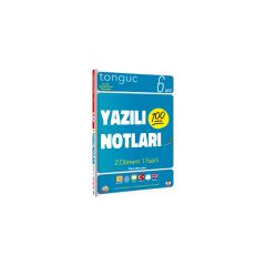 Tonguç 6. Sınıf Yazılı Notları 2. Dönem 1.+2. Yazı