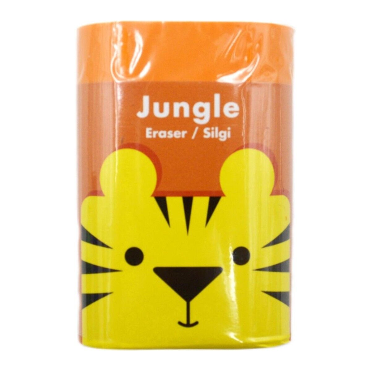 Adel Renkli Hayvanlar Jungle Büyük Silgi 5,5 cm Uzunluk 3 cm En 4 cm Genişlik Eğlenceli Tasarım