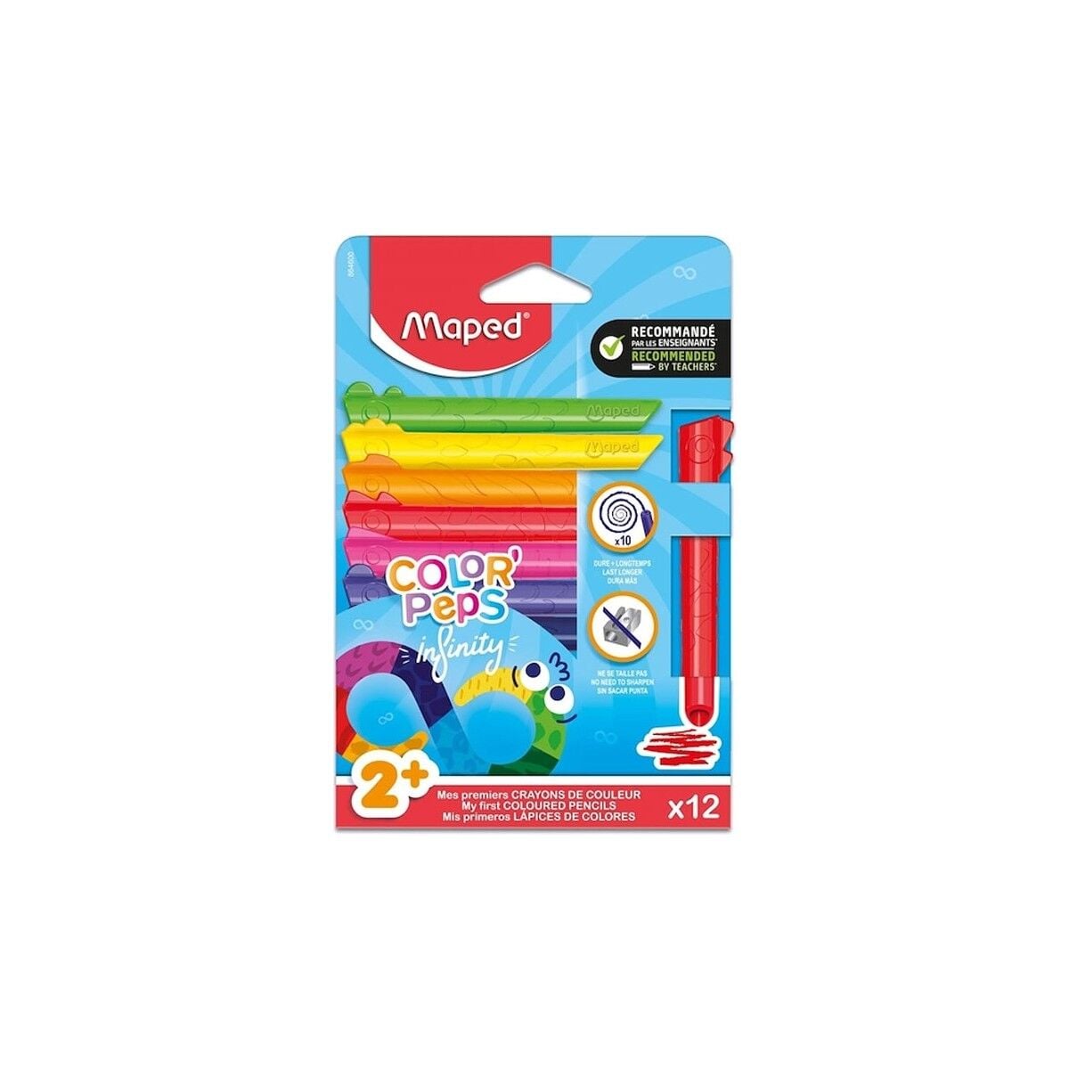 Maped Color'Peps Infitiy Jumbo Kuru Boya 12'li
