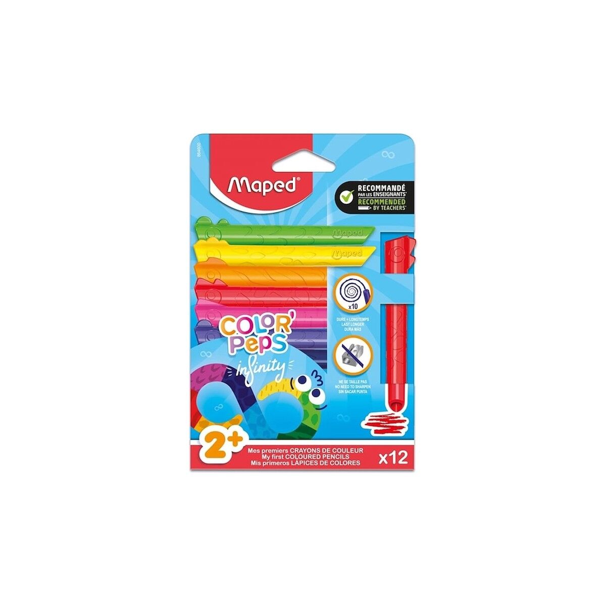 Maped Color'Peps Infitiy Jumbo Kuru Boya 12'li