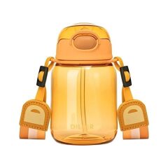 Diller Bee Diller Tritan Pipetli Su Matarası 500ML Turuncu