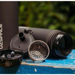 Vagonlife Uzspace 3038 1000 Ml Trıtan Matara Siyah