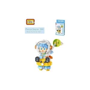 Vagonlıfe Loz 8827 Astronot Mavi 390 Parça Block Oyuncak 3+