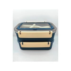 Vagonlıfe Lunch Box Çelik 1600ML Lacivert BL2221-2