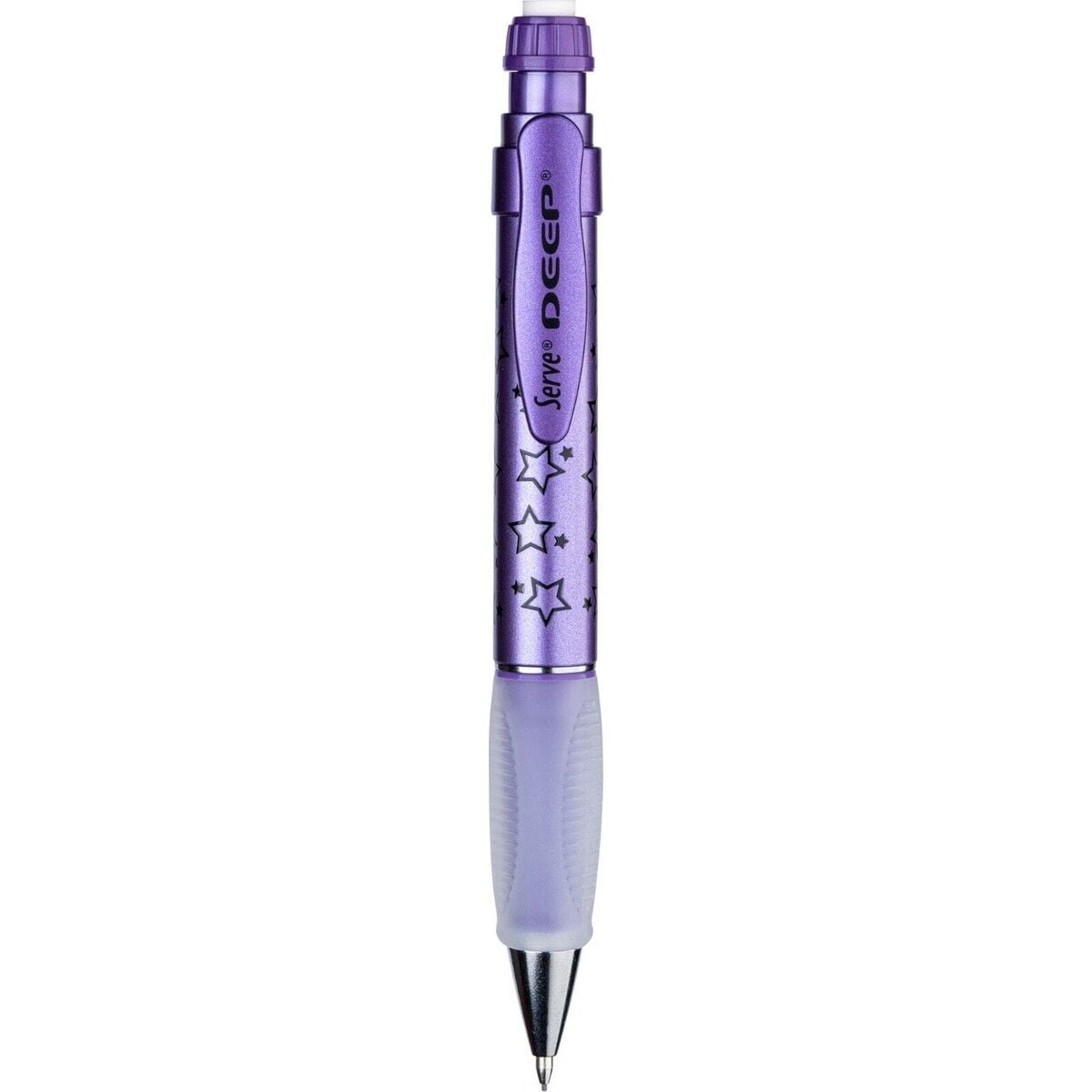 Serve Deep Versatil Kalem (Mekanik Kurşun Kalem) 0.7Mm Metalik Mor Yıldız SV-DEEP-07-DMMOR