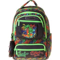 Kaukko Kids Erkek Çocuk Street Dinazor Baskılı (Street) Altı Bölmeli Ilkokul Sırt Çantası - L5414