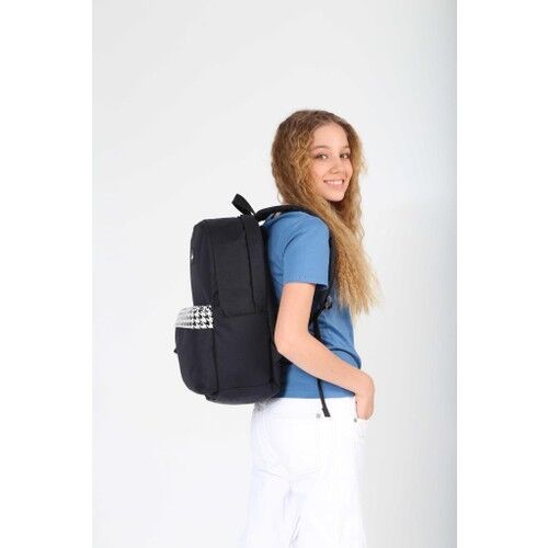 Kaukko Basıc Colors Sırt Çantası (siyah Patern)krn-K1628