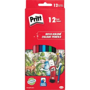 Pritt 12 Renk Tam Boy Kuru Boya