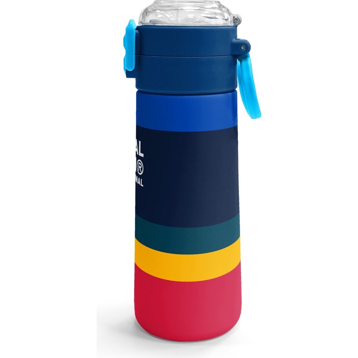 Coral High Kids Renkli Çizgi Desenli Pipetli ve Direkt Içim Çelik Termos 500 ml 38122