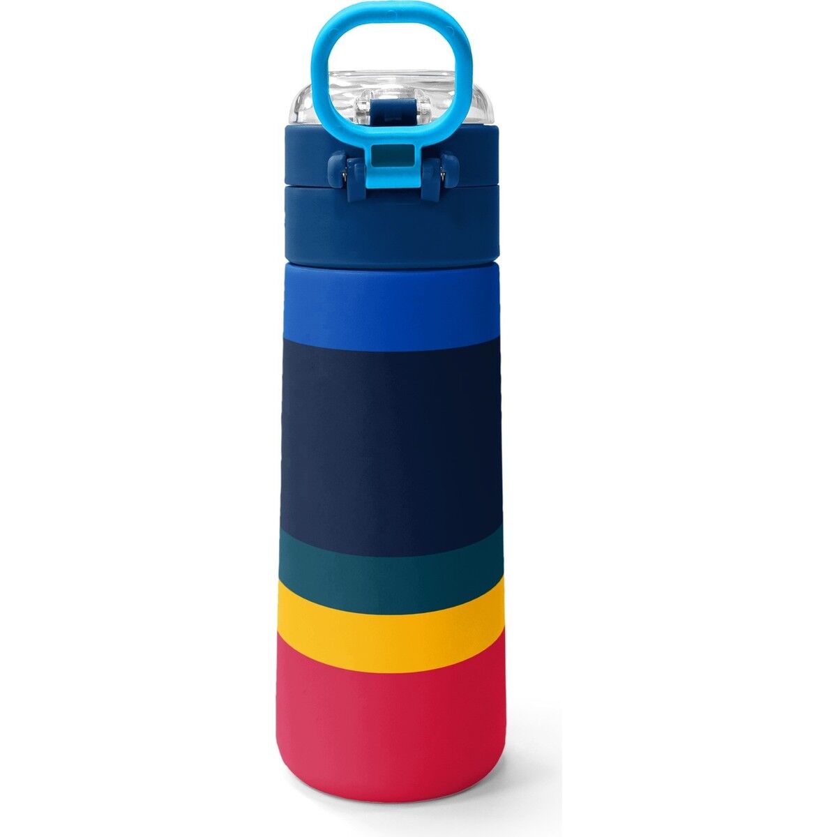 Coral High Kids Renkli Çizgi Desenli Pipetli ve Direkt Içim Çelik Termos 500 ml 38122