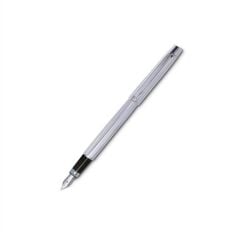 Scrikss 722w Balıksırtı Dolmakalem Krom Lüx