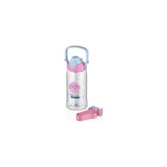 Uzspace 2202 Pipetli Çocuk Matarası 680ML Pembe