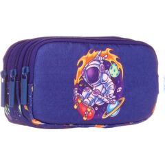 Kaukko Kıds 3 Bölmeli Kalem Çantası (fast Astronaut)krn-L8170
