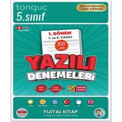 Tonguç Akademi 5. Sınıf 1. Dönem 1 ve 2. Yazılı Denemeleri