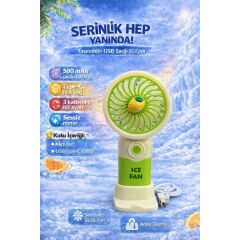Min Vantilatör El Fanı Wn-1153 Sarı