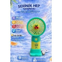Min Vantilatör El Fanı Wn-1153 Yeşil