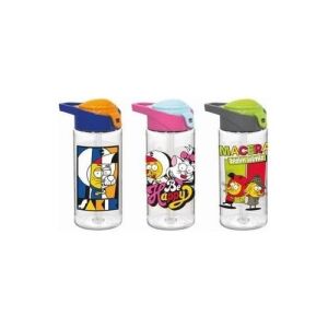Kral Şakir Pipetli 500cc Desenli Tritan Matara