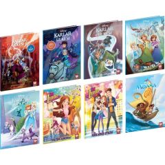 Disney Çizgi Klasikleri Kız Çocuk Seti 8 Kitap