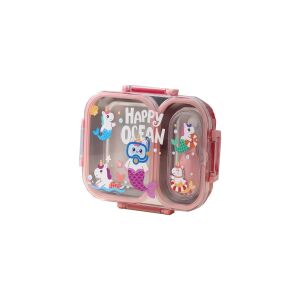 Vagonlife Paslanmaz Çelik Lunchbox – Sızdırmaz Kapaklı, Sağlıklı ve Dayanıklı Yemek Saklama Kabı VGN-7163 Pembe