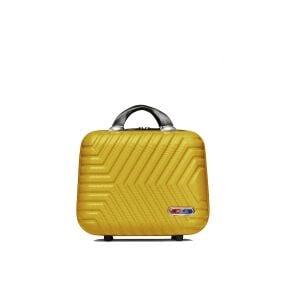 Zümrüt Kırtasiye G&d Polo Suitcase Abs Sarı Makyaj & El Çantası