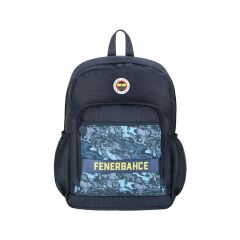 Fenerbahçe Orjinal Lisanslı Kolon Detaylı Kamuflaj Sırt Çantası -okul çantası, spor çantası25717