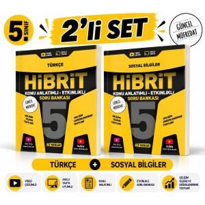 5. Sınıf Hibrit Türkçe+ Sosyal Bilgiler Soru Bankası-Bağlam Temelli Sorular ve Güncel Müftedat