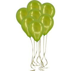 Yeşil Balon 100 Lü Helyum Metalik