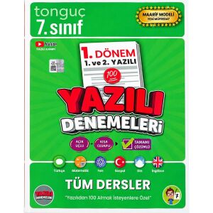 Tonguç Akademi 7. Sınıf Yazılı Denemeleri 1. Dönem 1 ve 2. Yazılı
