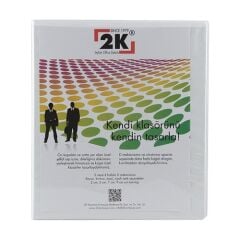 2k 3cm 4 Halkalı Firma Klasörü Siyah 3-4d