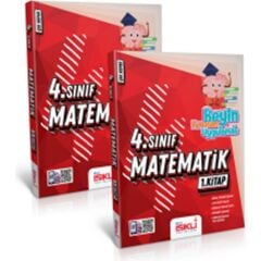 Bilal Işıklı Yayınları Beyin Fırtınası Uygulamalı 4.Sınıf Matematik Soru Bankası 1.Kitap ve 2.Kitap 2026