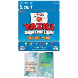 Tonguç Akademi 6. Sınıf Yazılı Denemeleri 1. Dönem 1 ve 2. Yazılı