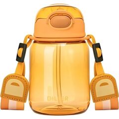 Diller 500ml Askılı Pipetli Tritan Su Matarası