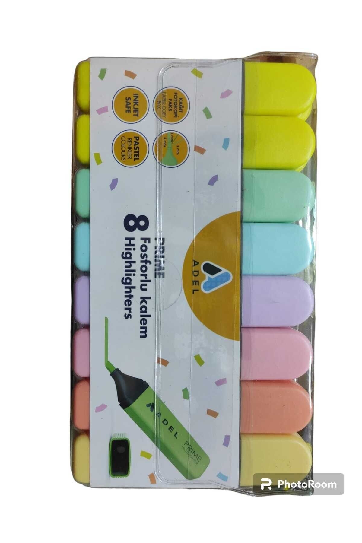 ADEL Prime Fosforlu Set, 8li 16344