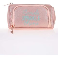 Kaukko Sparkle Plump Kalem Çantası (somon)k2306