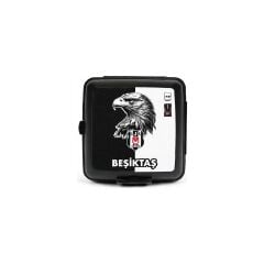 Beşiktaş Lisanslı Beslenme Kutusu - Kartal Baskılı Çatal Kaşıklı Bpa Free Saklama Kabı 26394
