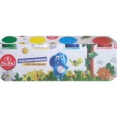 Bu-Bu Oyun Hamuru 4''lü 500 Gr