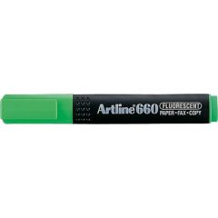 Artline 660 Fosforlu Kalemkesik Uç:1,0-4,0mmf.Yeşil