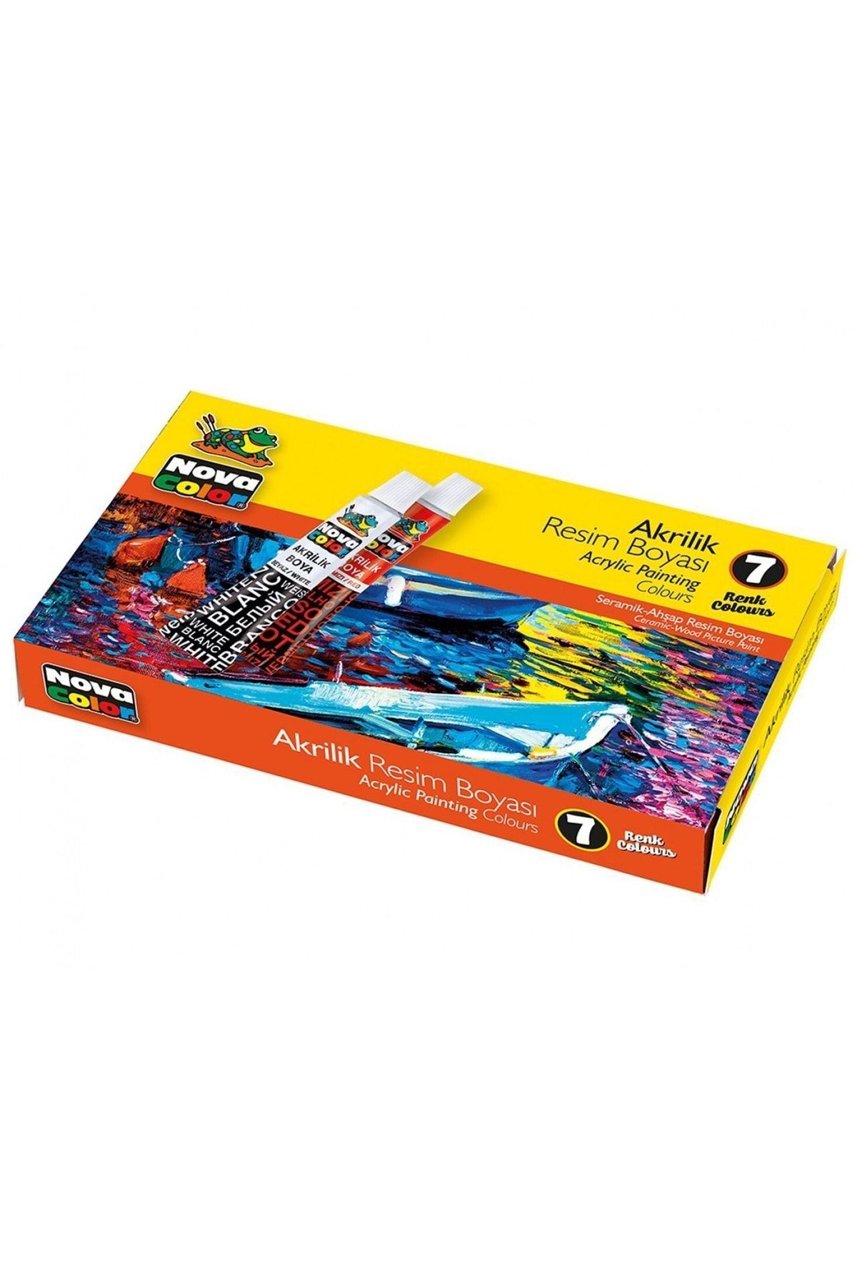 Nova Color 7 Renk Tüpte Akrilik Boya