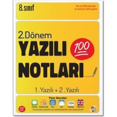 Tonguç 8. Sınıf Yazılı Notları 2. Dönem 1.+2. Yazı