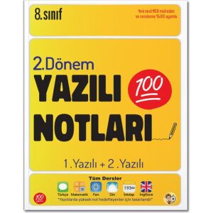 Tonguç 8. Sınıf Yazılı Notları 2. Dönem 1.+2. Yazı