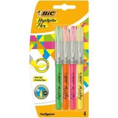 Bic Fosforlu 4 Lü Set