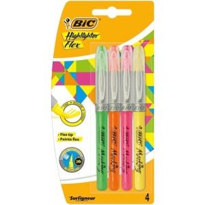 Bic Fosforlu 4 Lü Set