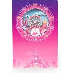 3d Dönme Dolap Temalı Defter Vgn-N090