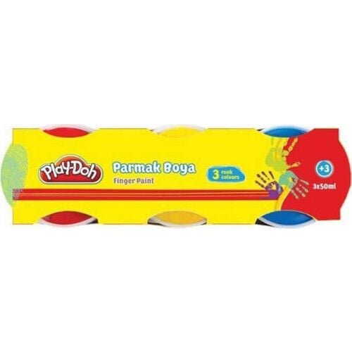 Play-Doh Parmak Boyası 3 Renk 50 Ml.
