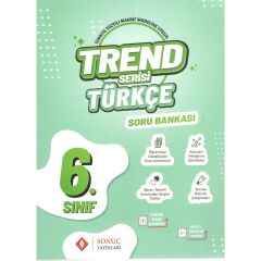 Sonuç Yayınları Trend Serisi 6. Sınıf Türkçe Soru Bankası
