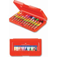 Faber Castell 12 Renk Pastelmini Çantalı 125112