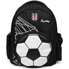 Beşiktaş Lisanslı 3D Futbol Topu Baskılı Okul Çantası 26383