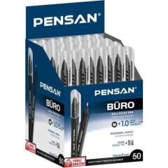 Pensan Büro siyah 50 li paket 1.0 uç